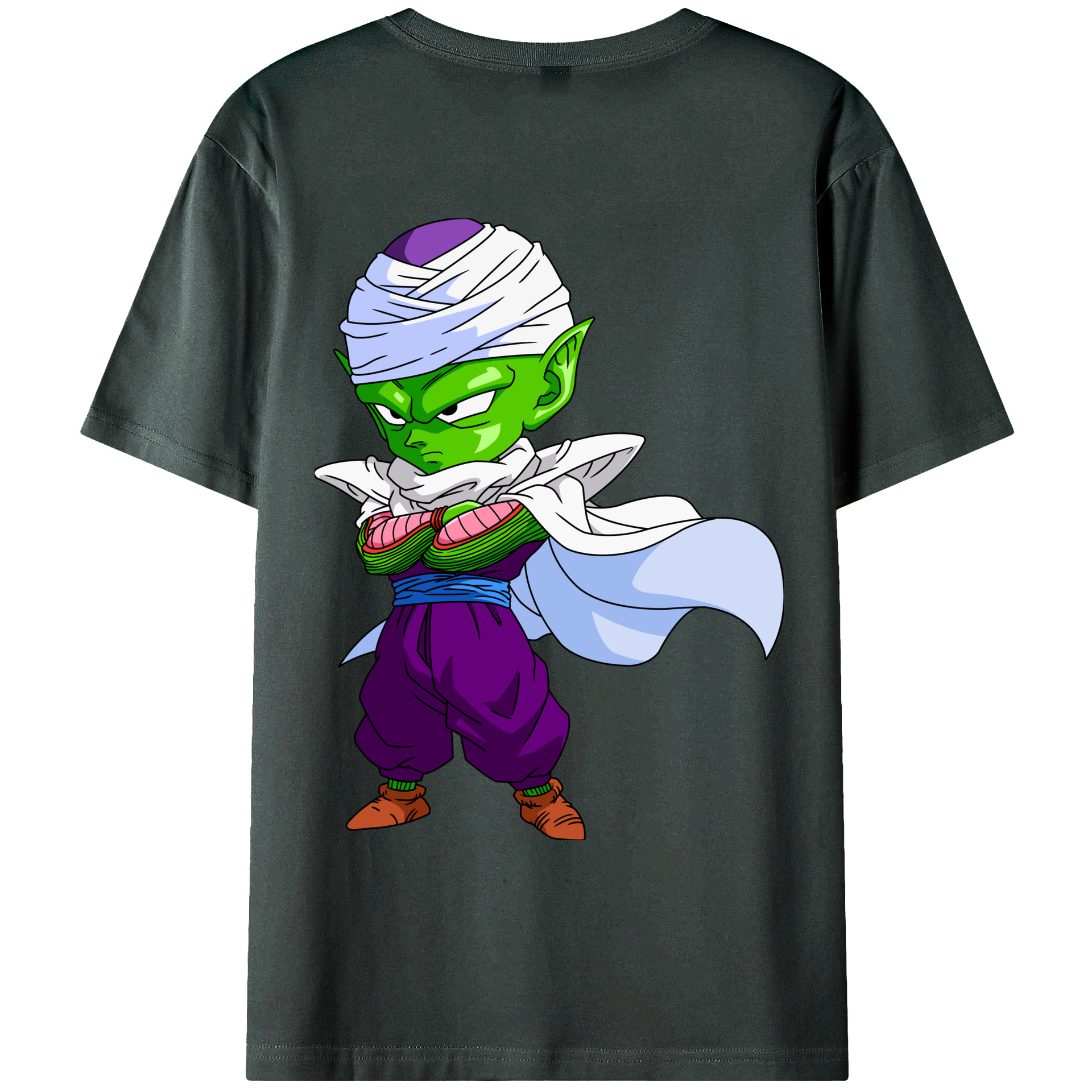 （画像用） ドラゴンボール ピッコロ DRAGON BALL Piccolo 綿100％ メンズ半袖Tシャツ（バックプリント） 通気性